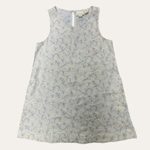 🌷 Cynthia Rowley Floral Linen Swing Dress 🌼🌱